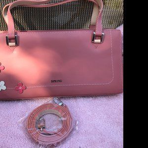 SPRING two ways purse cross-body or hand carry NEW
